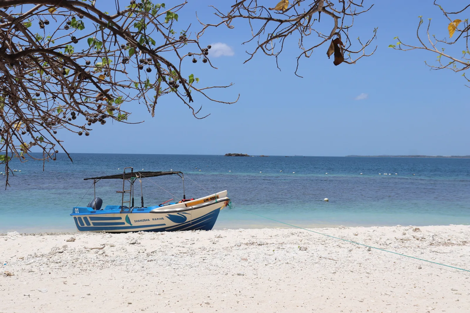 White sand beach near Nilaveli and Trincomalee